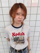 レム(LEM)&nbsp;オレンジブラウン×バレイヤージュレイヤー
