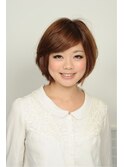 適度なふんわり感のあるムーディーボブ