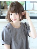 ふわっとワンカールボブで小顔に可愛く行こう！