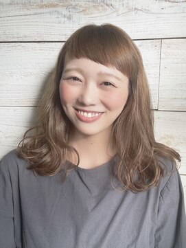 ベルクープス 天王寺店(Belle Coupes) 【Bellecoupes】垣谷千佳 オン眉 ペールベージュ アディクシー