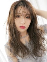 ミオリィ(meoli)&nbsp;【meoli】シースルーバング×華やかウェーブ