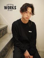 ワークス ヘアデザイン(WORKS HAIR DESIGN)&nbsp;センター分けメンズパーマ