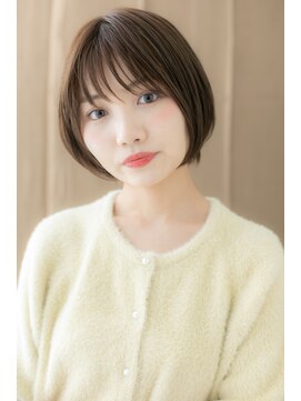 モッズヘア 越谷(mod's hair) ミルクティーブラウン大人かわいいミニボブZ越谷10代20代30代
