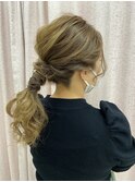 ローポニーアレンジ