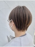 コンパクトショート/春カラー/ベージュ/ハイトーン