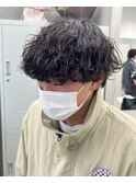 波巻きスパイラル/メンズマッシュ/ツーブロック/メンズサロン