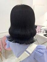 リルミー(Lilme)&nbsp;光に当たると青に見えるブルーブラック＊まゆ