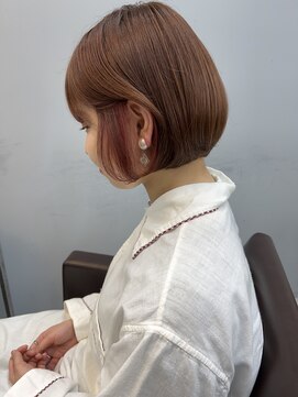 オズ 郡山桑野店(OZ) 《オズ》インナーカラーショートボブ#髪質改善