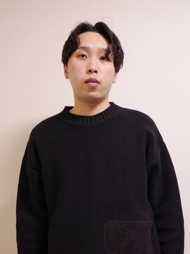 ヨー(Yoh-) 【ニュアンスパーマ/星亘祐】センターパート/ニュアンスパーマ