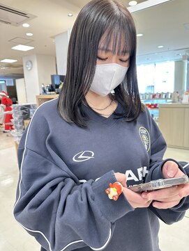 ケンジ 平塚ラスカ店(KENJE) 平塚市美容院/ブリーチなしグレージュ/グレージュ