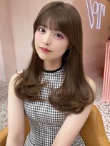 ボタン シブヤ(VOTAN SHIBUYA)  ベージュ/韓国ヘア/渋谷/レイヤー/顔まわり/前髪