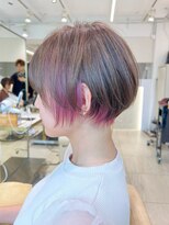 絶壁解消/大人可愛い/ひし形/小顔/30代40代◎ショートボブN