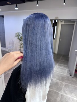 ペレ 栄店(PELE) デザインカラー/レイヤーカット/ウェットヘア/オリーブベージュ