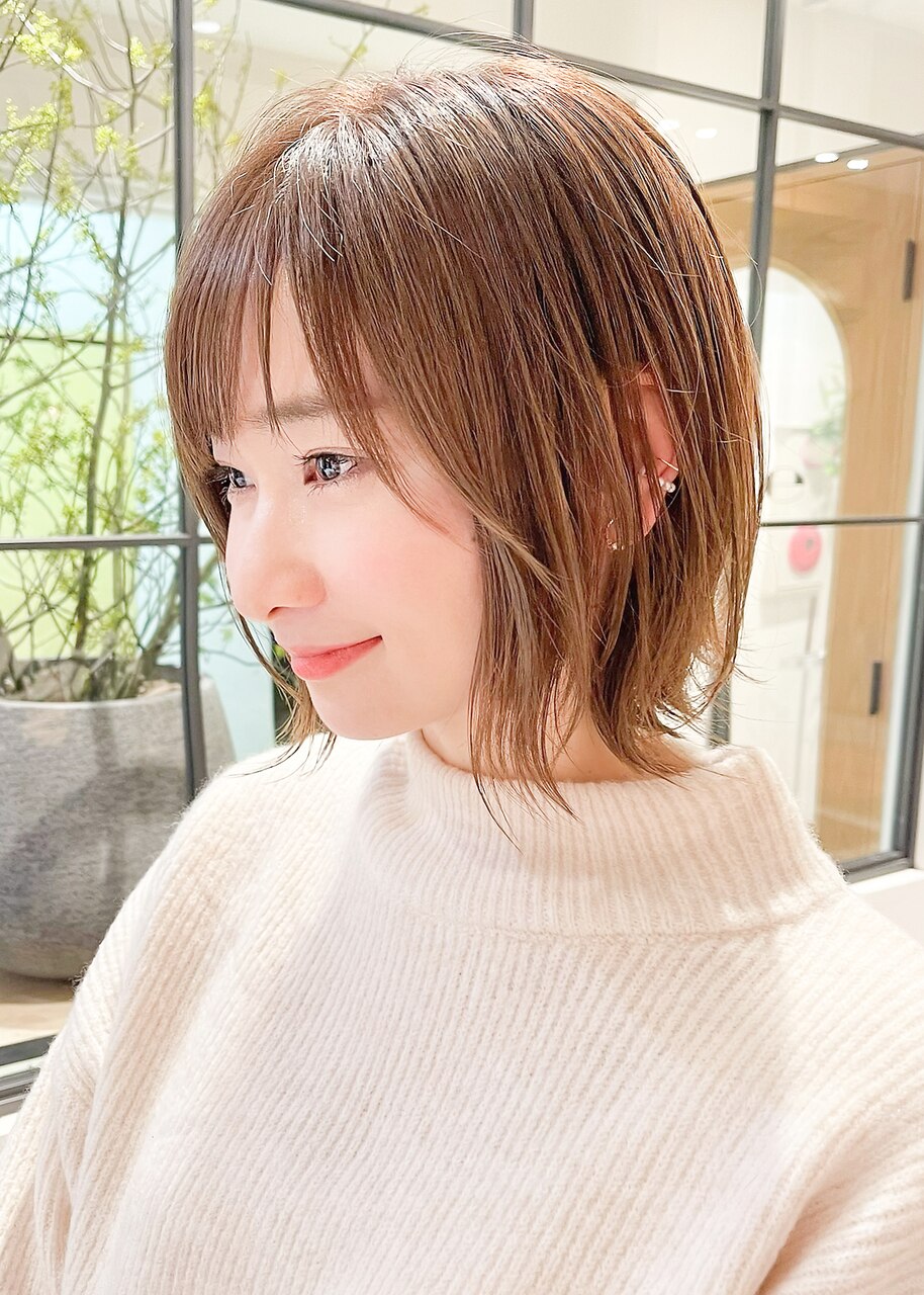 2026年夏】ショート 顔型:丸型の髪型・ヘアアレンジ｜人気順