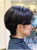 黒髪ボブルフネビージュ小顔ワンレンスペインカール大宮