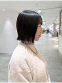 【BEHIVE山田】切りっぱなしボブ