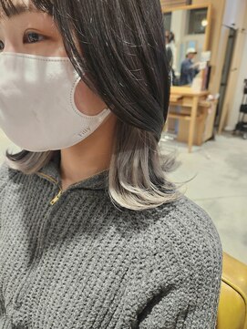 クラリス バイネオ 武蔵小杉(Claris by neo) インナーカラー/グレーシルバー/ブリーチ/武蔵小杉/新丸子/元住