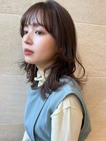 ◎レイヤーカット/髪質改善/ミディアムヘア/顔周りカット/カラー