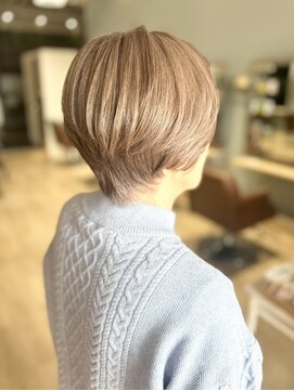 イルファ セイユウ 上野芝店(ehl:fa SEIYU) ミセスショート×ハイトーンカラー