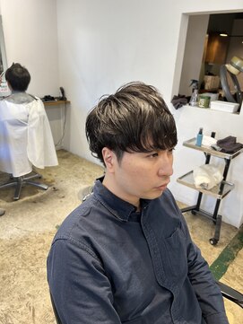 ザデイトウキョウ 表参道 青山(THE DAY TOKYO) ニュアンスパーマ/メンズカット