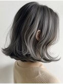 白髪ぼかしカラー/脱白髪染め/グレイカラー/大人女性