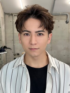 サイン メンズ 表参道(SIGN men's) フェザーショートセンターパートウルフダウンパーマ