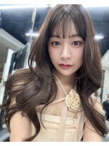 アマトウキョウ アユンチェ(AMA TOKYO×AYUNCHE)&nbsp;韓国ヘア　2wayバング  レイヤーカット くびれヘア  顔周り/