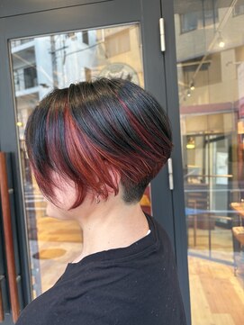 デイジーロータス(DAISYLOTUS) 【シライ】オレンジのポイントが可愛いアンブレラカラー