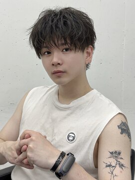 アーリー(Ali'i) シースルーマッシュ/メンズパーマ/マッシュパーマ