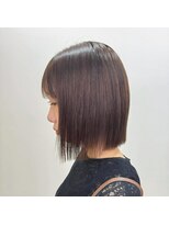 ファミーユプラス(famiiyu+) タッセルボブ切りっぱなしボブヘイリーボブレイヤーボブ韓国