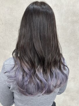 ルノン シェリー(LUNON cheliy) 暗めカラーグランマッシュデザインカラーフェイスフレーミング