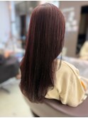小顔カットウォームブラウン