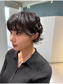 ショートパーマ/パーマショート/マッシュショート/黒髪パーマ