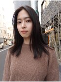 CEINE【三軒茶屋】ミディアムウルフレイヤー×髪質改善縮毛矯正