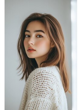 ヘアサロン エヌ 銀座(hair salon N) ロングハッシュカット髪質改善白髪染め20代30代40代銀座東銀座