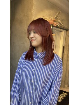 フォート(FORT) 髪質改善ブリーチ　ピンク