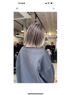 レディアル 大宮(REDEAL ope.) 【ハイライト】ベージュハイライトバレイヤージュ