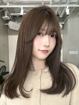 テクネ 天神大名(techne) 天神大名今泉ロングレイヤー韓国風くびれ巻き髪小顔透明感ヘア