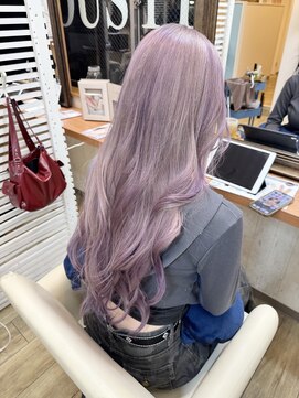 ヘアーデザイン アコースティック(Hair Design ACOUSTIC) ラベンダーグレージュ