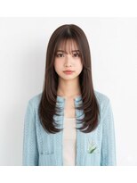 フレイムス ヘアアンドリラックス 南越谷店(Frames hair&relax)&nbsp;小顔見せ◎×扱いやすい韓国風くびれレイヤー 南越谷
