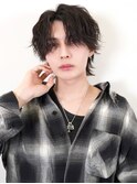 【La fith】メンズカット×縦落ちパーマ×センターパート