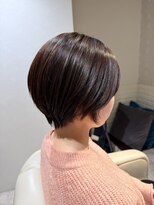 デイジー 丸みショート×縮毛矯正