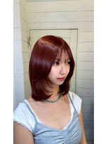 髪屋 紬&nbsp;高級感レッド