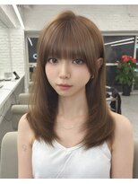 ナンバー ノード 渋谷(N° node)&nbsp;髪質改善透明感カラーゆるふわナチュラルレイヤーベージュ