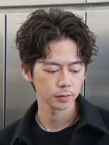 レタッチ バイ フィフス 銀座(RETOUCH by fifth)&nbsp;銀座メンズパーマツイストスパイラルパーマフリンジカット強め