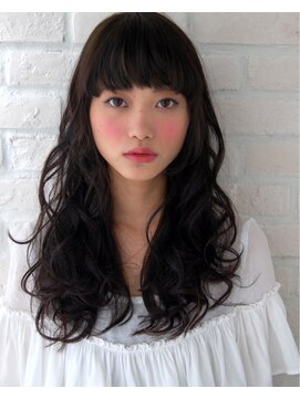 アリュウル 表参道(ALLURE) 【黒髪でも似合う】ふんわりパーマスタイル◎