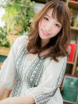 カバーヘア イヴ 戸頭店(COVER HAIR EVE)&nbsp;*+EVE戸頭+*…なちゅモテ♪斜めバングｘゆるふわパーマa