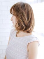 ナル 白山神社参道通り店(nalu)&nbsp;外ハネが可愛いボブスタイル