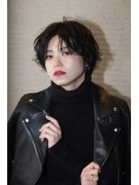 ビーワールド(B WORLD)&nbsp;スタイリッシュ黒髪ハンサムショート【 藤枝/髪質改善/カラー】