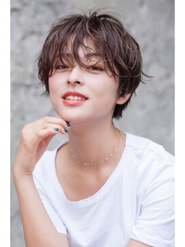 シエナ 渋谷(Siena) siena 丸みショート×シアーベージュ　渋谷